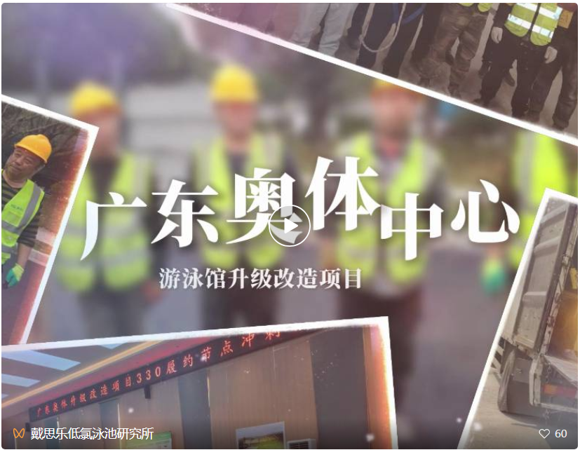戴思樂集團(tuán)打造的廣東奧體中心游泳跳水館，獲央視CCTV-13專題報道